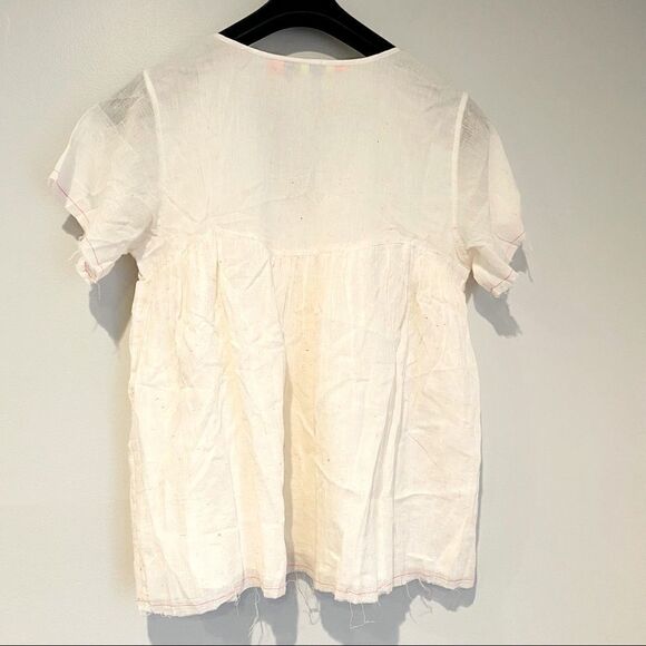 Surf Bazaar Neon Speckled Swim Cover Up Top M/L - Picture 4 of 6